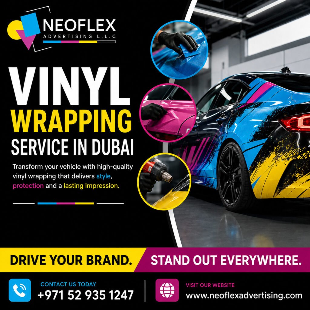 vinyl wrapping service in Dubai